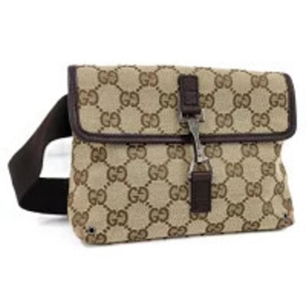 GUCCI waist bag GG canvas leather - Picture 1 of 9
